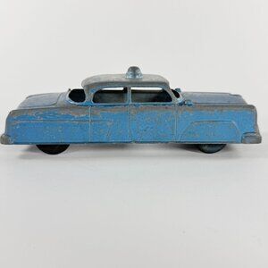 Vintage Goodee Ford Police Cruiser Diecast Toy Car Dark Blue 1950s USA